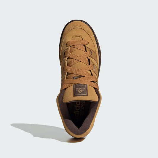 Adidas Adimatic – Sneakers Premium Jaune & Marron | Style Skate Rétro Unisexe