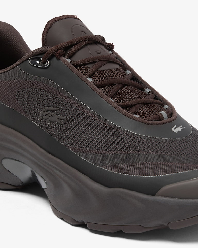 Lacoste Spinor Premium – Sneakers Marron | Confort Premium & Design Futuriste