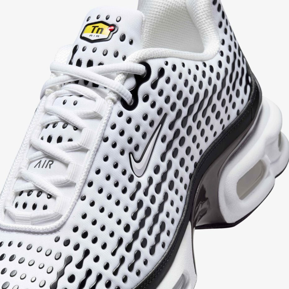 Nike Air Max Plus VII – Sneakers Premium Blanc, Noir & Smoke Grey | Amorti Max Air Iconique