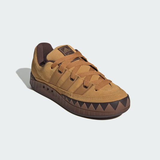 Adidas Adimatic – Sneakers Premium Jaune & Marron | Style Skate Rétro Unisexe