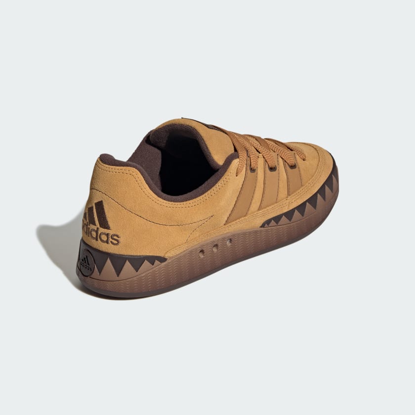 Adidas Adimatic – Sneakers Premium Jaune & Marron | Style Skate Rétro Unisexe