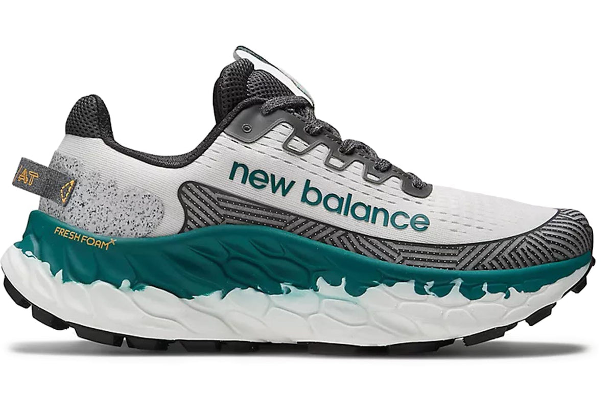 New Balance Fresh Foam X More Trail v3 – Baskets Running Trail Blanc & Bleu