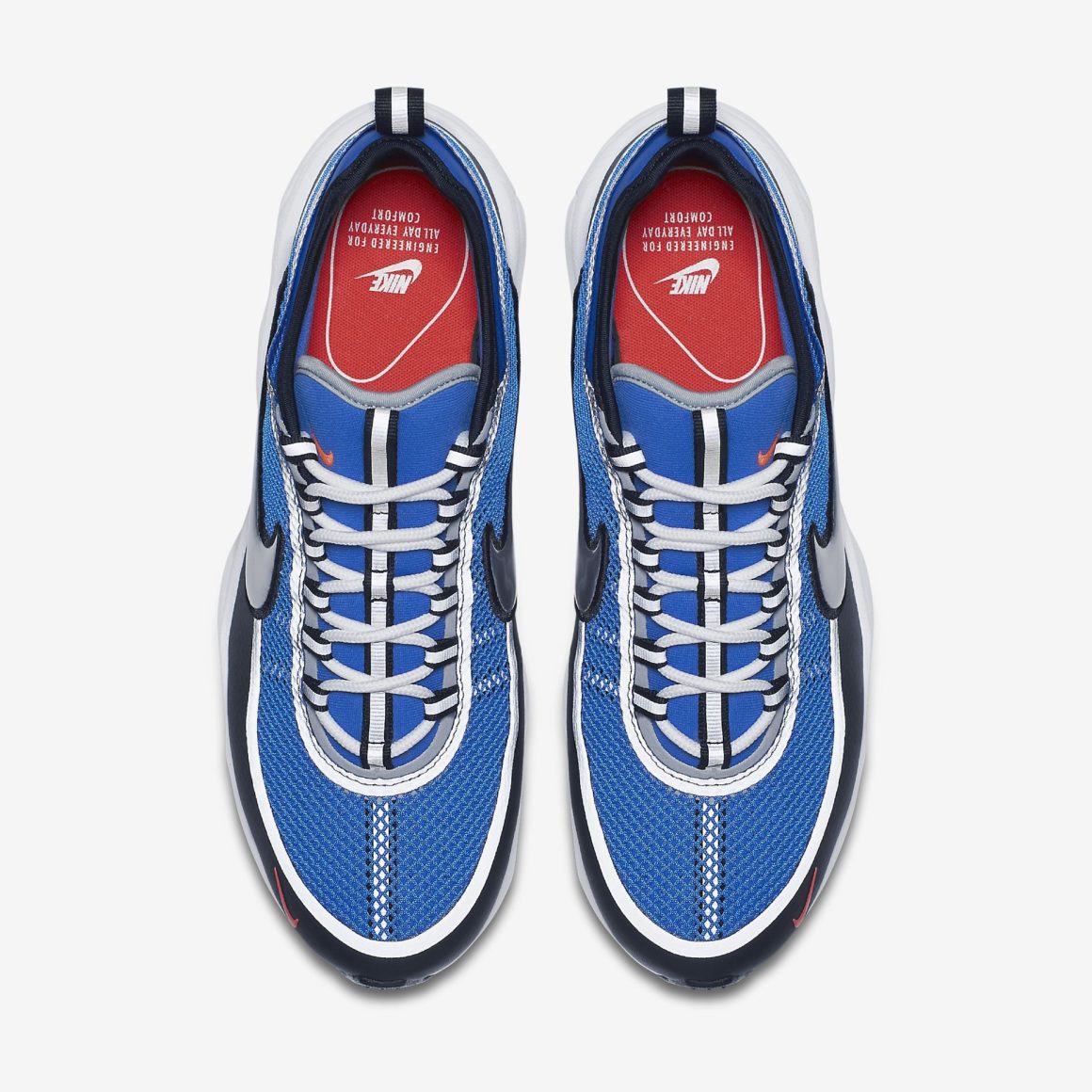 Nike Air Zoom Spiridon SP – Signal Blue / Metallic Luster / Black / White