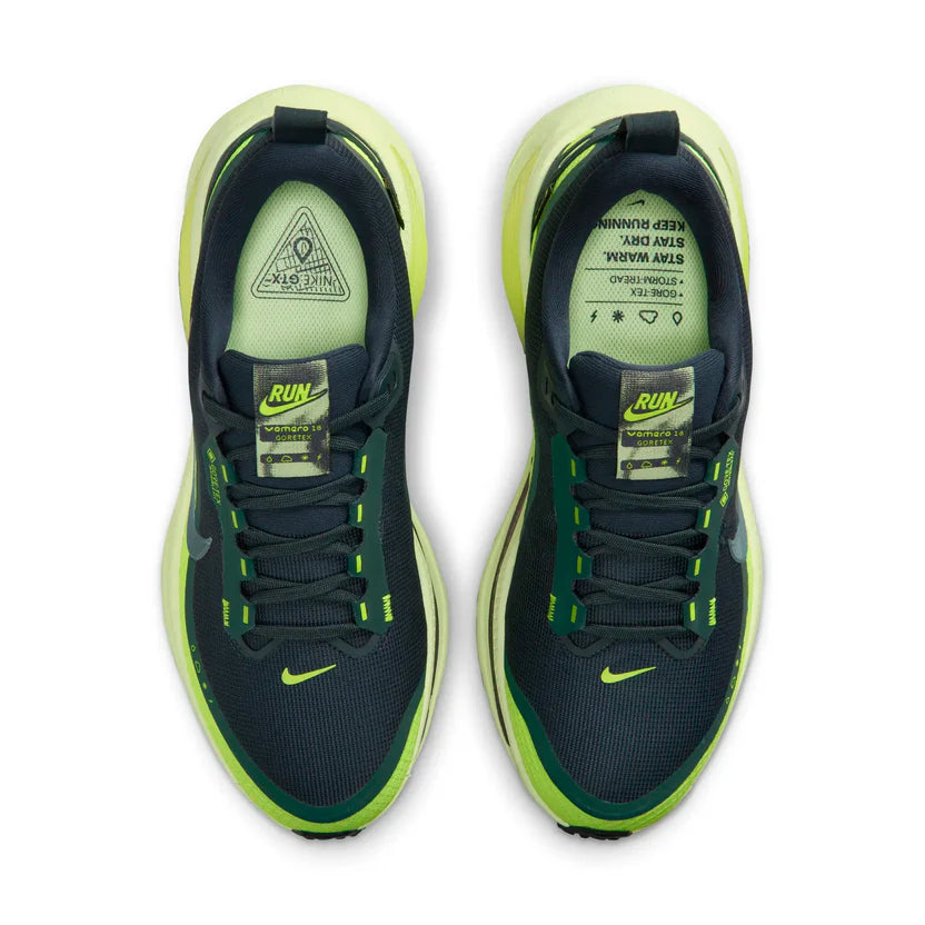Nike Vomero GTX Seaweed – Chaussures Running Imperméables Premium Vert & Lime