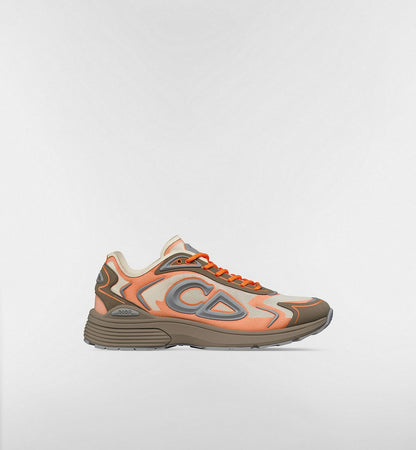 Dior B30 Countdown Tech – Sneakers Premium Beige, Marron & Orange