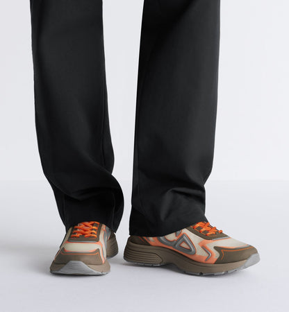 Dior B30 Countdown Tech – Sneakers Premium Beige, Marron & Orange