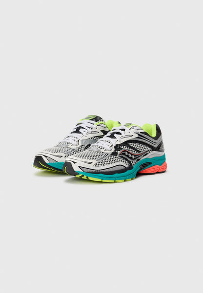 Saucony ProGrid Omni 9 – Sneakers Premium Silver Mutant | Confort & Style Y2K Unisexe