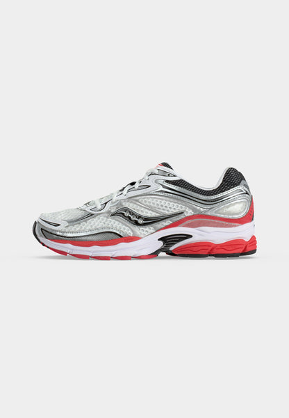 Saucony ProGrid Omni 9 – Sneakers Premium White/Red | Confort & Style Y2K Unisexe