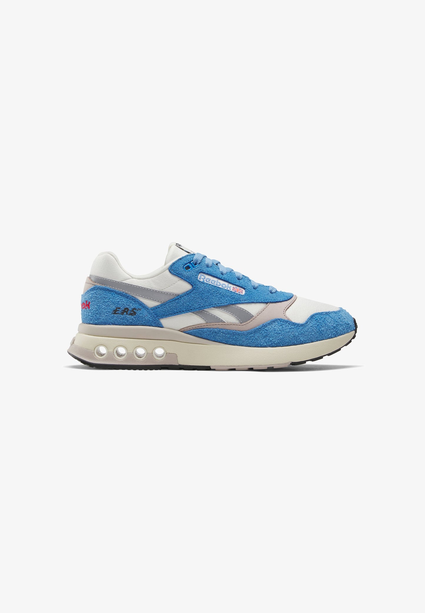 Reebok ERS World – Sneakers Premium Bleu, Gris & Blanc | Style Rétro Running Unisexe