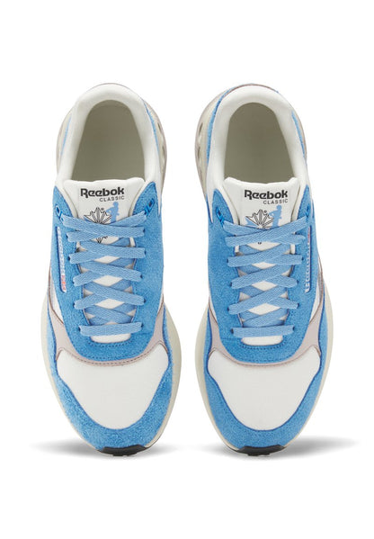 Reebok ERS World – Sneakers Premium Bleu, Gris & Blanc | Style Rétro Running Unisexe