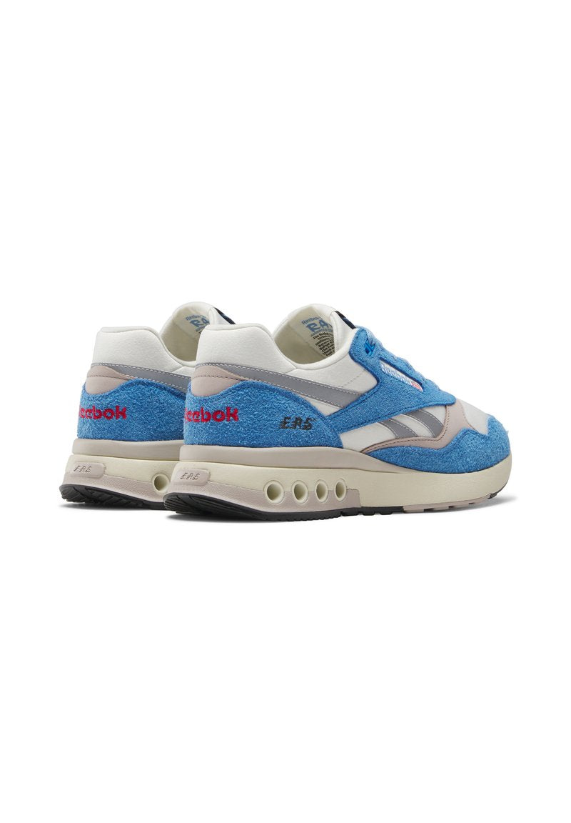 Reebok ERS World – Sneakers Premium Bleu, Gris & Blanc | Style Rétro Running Unisexe