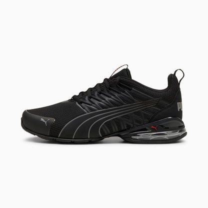 Puma Voltaic Evo – Sneakers Running Noir, Gris & Rouge | Confort Premium