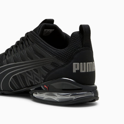 Puma Voltaic Evo – Sneakers Running Noir, Gris & Rouge | Confort Premium
