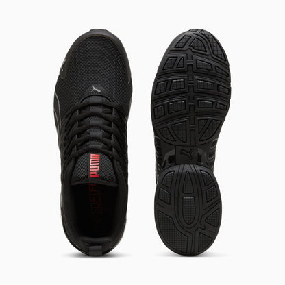 Puma Voltaic Evo – Sneakers Running Noir, Gris & Rouge | Confort Premium