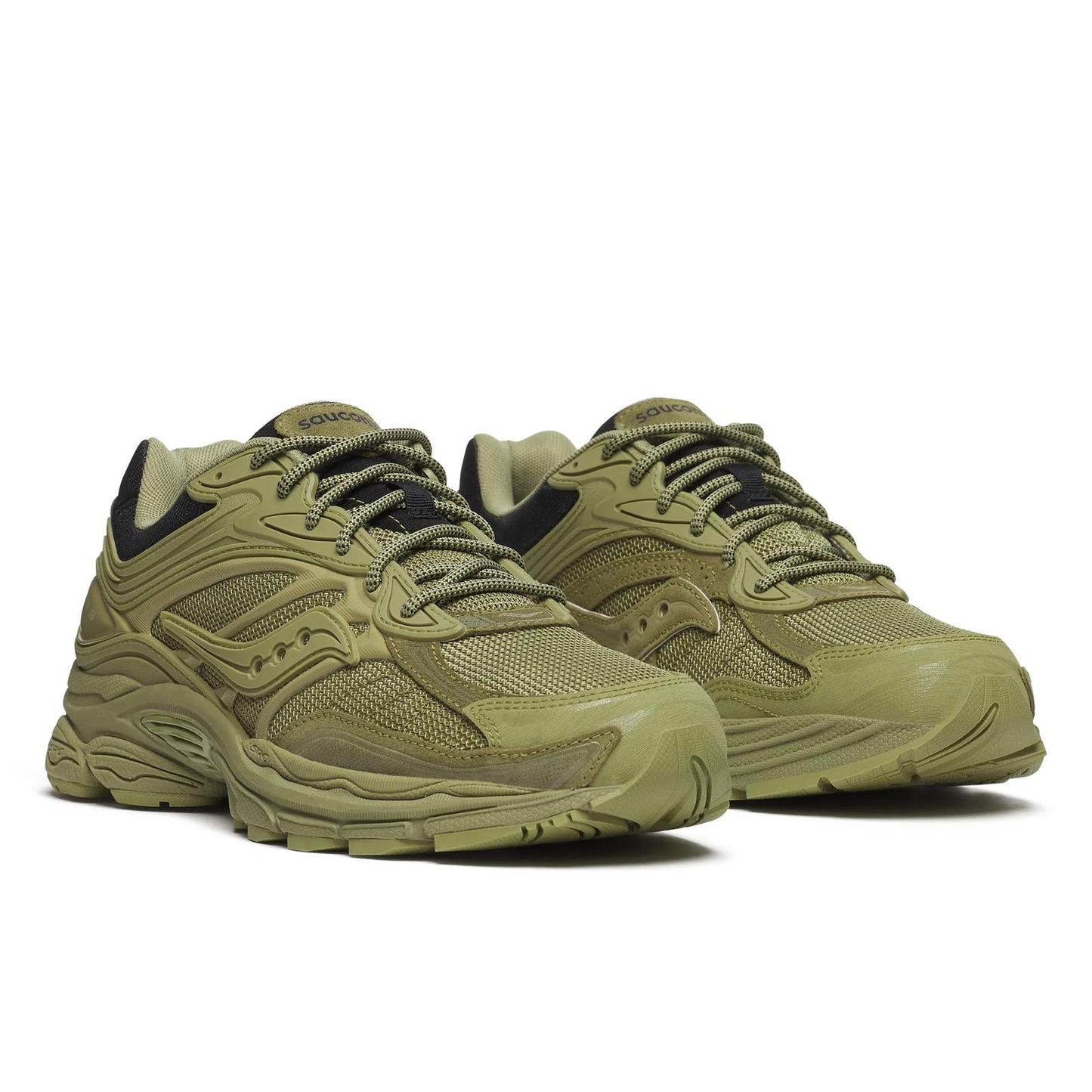 Saucony ProGrid Omni 9 Armor Green – Sneakers Premium Unisexe Confort & Style Y2K