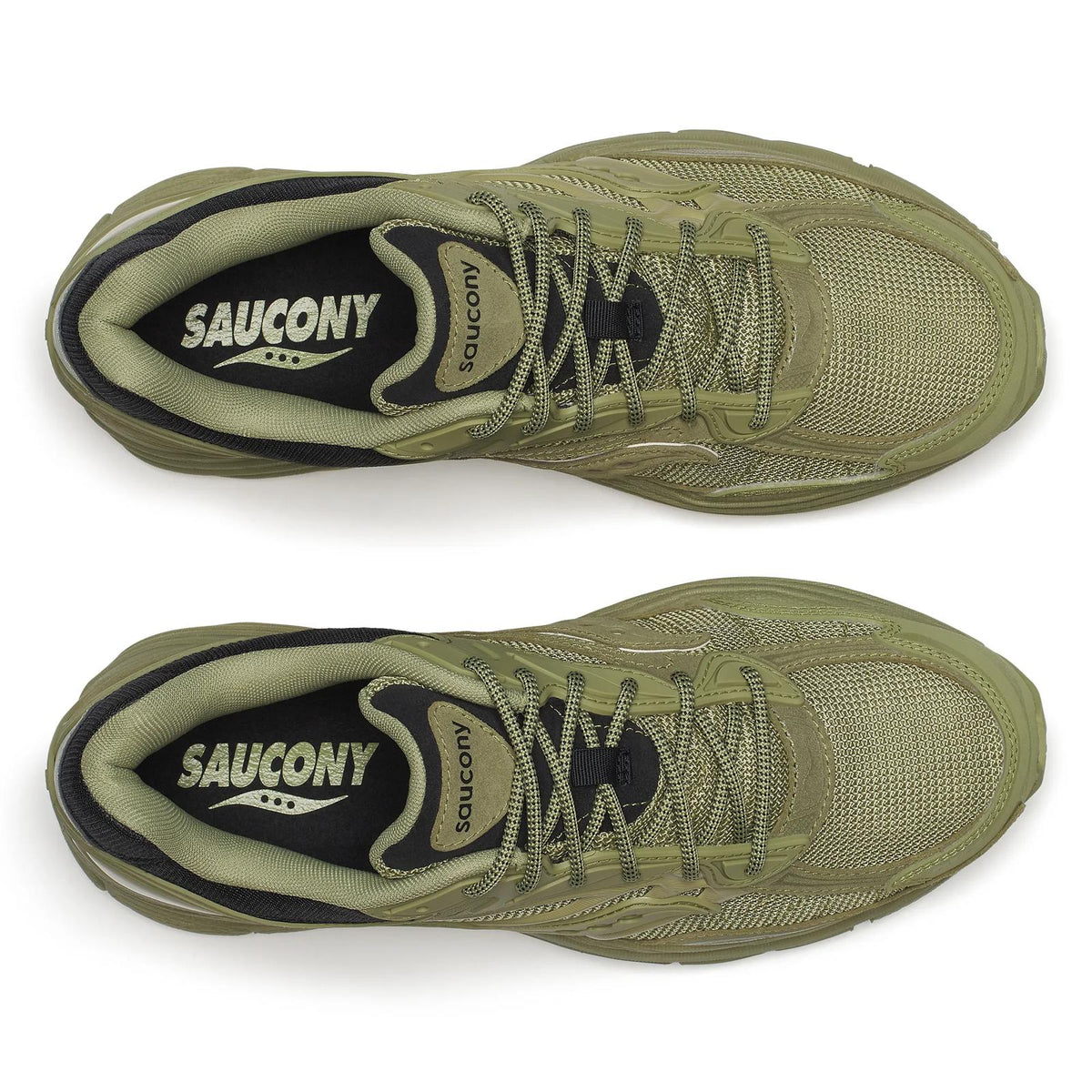 Saucony ProGrid Omni 9 Armor Green – Sneakers Premium Unisexe Confort & Style Y2K