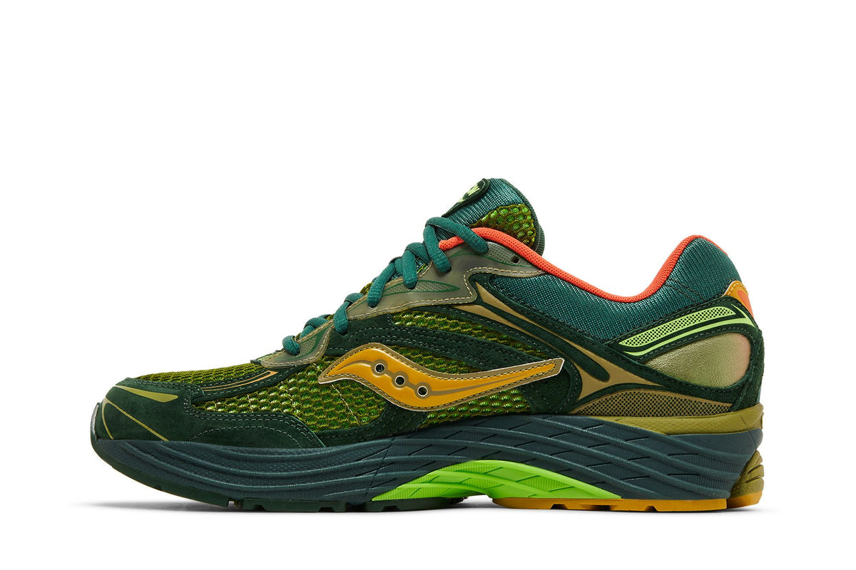 Saucony x Starcow ProGrid Omni 9 “Nature Acts, Man Does” – Green/Orange | Confort Premium Unisexe