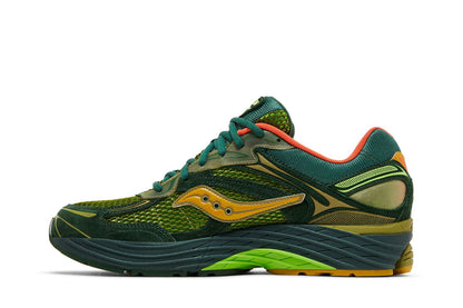 Saucony x Starcow ProGrid Omni 9 “Nature Acts, Man Does” – Green/Orange | Confort Premium Unisexe