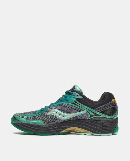 Saucony ProGrid Omni 9 Vert & Noir – Sneakers Premium Unisexe | Confort Y2K