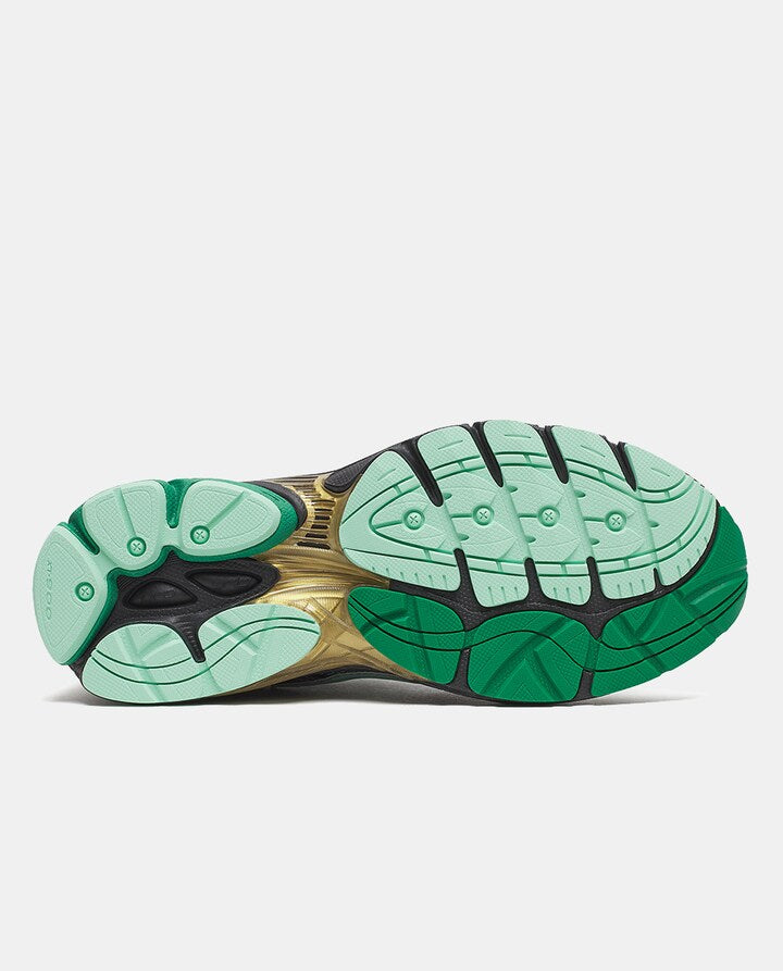 Saucony ProGrid Omni 9 Vert & Noir – Sneakers Premium Unisexe | Confort Y2K