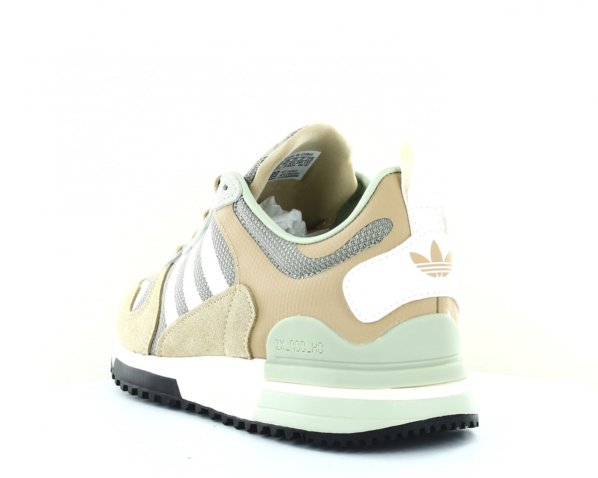 Adidas ZX 700 HD Beige/Blanc/Vert – Sneakers Rétro Confort & Style Urbain